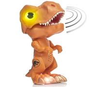 WOW! STUFF Jurassic World Trigger Chomper - T-Rex | Giocattolo di dinosauro ruggente e luminoso | Prodotto ufficiale Dominion e regali per ragazzi e ragazze, dai 5 anni in su