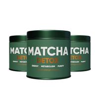 WOW TEA:Tè disintossicante Matcha di prima qualità (DETOXConfezione da 3, Matcha)