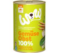 WOW Puro 6 x 400 g Alimento umido per cane - Frutta & Verdura