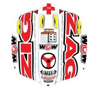 WOW World of Watersports Zig Zag - Tubo gonfiabile per barca da 1 o 2 persone, 12-1050, multicolore, 152 x 137 cm
