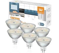 wowatt 8W Lampadina LED MR16 12V Luce Fredda 5000K Equivalente 80W Lampada Alogena Faretto GU5.3 LED CRI 92 Ra 720LM Spotlight GU 5.3 Angolo a Fascio 120 ° Nessun Sfarfallio Non Dimmerabile 6 Pezzi