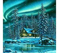 WOWDECOR - Kit per pittura con diamanti 5D, motivo: natività con indiani e angeli Aurora