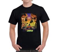wowdewwe3a3 License to Drive Corey Feldman Haim Cool 80s Movie Fan T Shirt Black