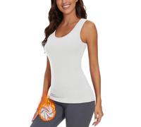 WOWENY Canottiera Termica da Donna Canotte Canottiera in Pile Senza Maniche Canotta Fodera Calda Intimo Strato di Base Top