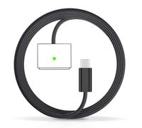 Wowfast Cavo da USB C a Magnetic 3 per una ricarica sicura PD 3.1, 140 W, 2 m, in nylon con protezione da sovratensione integrata, compatibile con MacBook Pro/Air 2021-2024 M1-M3 (nero)