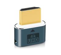 Wowfast HDMI Dummy Plug, HDMI Dongle Virtual Monitor Display Emulatore 4k@60Hz per Windows Mac OSX Linux (con luce di visualizzazione)