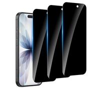 WowFluy Confezione da 3 pellicole protettive privacy per iPhone 17/iPhone | Vetro temperato anti-spia a 28°, durezza 9H, antigraffio, senza bolle, copertura completa, compatibile con custodia