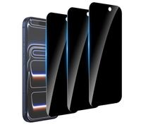 WowFluy Confezione da 3 pellicole protettive privacy per iPhone 17 Pro da | Vetro temperato anti-spia a 28°, durezza 9H, antigraffio, senza bolle, copertura completa, compatibile con custodia