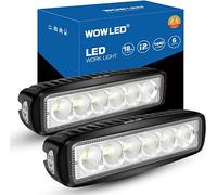 WOWLED 2 Pz 18W CREE LED lampada di inondazione del lavoro della luce di azionamento per SUV ATV del camion del crogiolo