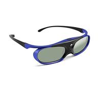 Wowlela Occhiali 3D, Universal DLP Active Shutter Occhiali 3D 96-144Hz per Optoma BenQ Acer Viewsonic XGIMI Proiettore 3DTV, Batteria 3.7V 80mAH
