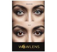 WOWLENS I Lenti a Contatto Colorate Verde + Portalenti - MIAMI GREEN per Occhi Chiari e Scuri en verde naturali -2 pezzi- DIA 14.0 -senza correzione- 0.00 diottrie