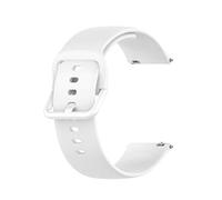 Wownadu Cinturino Compatibile per Fitbit Versa 2 / Lite, Versa, Blaze, Cinturini Compatibile per Garmin Venu 2 Donna Uomo Silicone Sport Ricambio Braccialetto Bianco, L