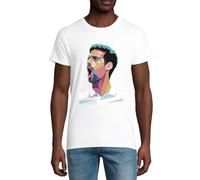 wowoAOreww Novak Djokovic Tennis Player Pop Art Men's Cotton T-Shirt