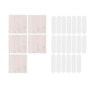 WOWOWO 20 Pezzi Strisce Appendiabiti Nastro Adesivo Antiscivolo Accessori Trasparenti per Armadio