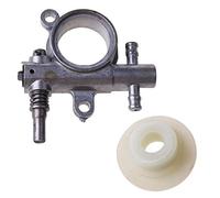 WOWOWO 2500/3800 Pezzi di Ricambio per Motosega Pompa Olio per Motosega con ingranaggio a Vite Senza fine per 25CC