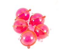 WOWOWO 5 Pezzi/Set Galleggiante da Pesca Palline in plastica ABS Palla d'Acqua Galleggianti per Bolle Attrezzatura da Pesca in Mare Accessori per Esterni