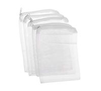 WOWOWO 5 Pezzi/Set Sacchetto Filtro Acquario Serbatoio di Pesce Borsa a Rete Cerniera Stagno Stagno per bio Ball Isolamento al Carbonio Attivo stoccaggio 5 Dimensioni