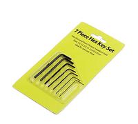 WOWOWO 7Pcs 0.7mm-3mm Mini esagono Esagonale Set di Chiavi a brugola Kit di Strumenti per cacciavite