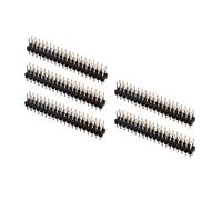 WOWOWO Connettore Maschio Doppio da 5 Pezzi a Striscia da 0,1" 2x20 Pin per Raspberry Pi Zero GPIO