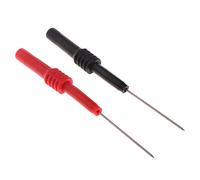 WOWOWO Puntali per Test Pin L95mm Punte per sonda di Test Flessibili Connettore da 1 mm Ago multimetro