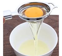 WOWOWO separatore Bianco tuorlo d'uovo separa l'utensile da Cucina con setaccio in Acciaio Inossidabile