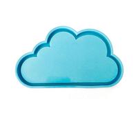 WOWOWO Stampi per sottobicchiere in Resina Nuvola Stampo in Silicone per Nuvola Strumenti per Stampo in Resina epossidica con Vassoio per Nuvola