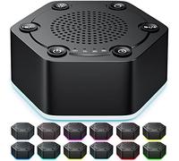 WowSleep Macchine audio ad alta fedeltà con 30 suoni rilassanti unici senza loop 12 colori luce notturna 4 timer luminosità a 10 livelli di volume a 32 livelli e funzione di memoria