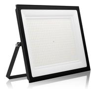 wowspeed Proiettore LED per esterni, 500W 50000LM Proiettore super luminoso per esterni, bianco freddo 6500K, impermeabile IP66, Faretto LED con supporto regolabile a 180° per cortile e garage
