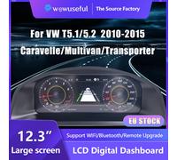 Wowuseful 12.3 Lcd Cruscotto Digitale Cluster Per VW T5.1 T5.2 Caravelle Multivan Transporter 2010-2015 Strumento Paneel Cockpit For T5.1 T5.2
