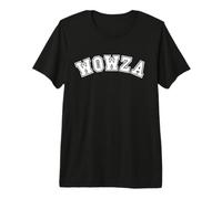 Wowza Divertente Wow Parola Eccitata Vecchio Timey Frase Pippo Scherzo Fan Maglietta Premium