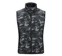 WOXIHUAN Gilet Riscaldato USB Camouflage, Giacca Riscaldata Uomo/Donna, Giubbotto Riscaldato Invernale Riscaldamento, Gilet riscaldante Elettrico Temperatura Regolabile,Giacca Trekking S-4XL