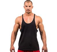 WOXIHUAN Uomo Bodybuilding Canotta Sportivo Tank Top Senza Maniche Palestra Canottiera Stringer Canotterie Palestra Muscolo Formazione Veste Magliette Senza Manica