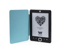 Woxter EB26-010 - Custodia in pelle con luce di lettura per e-book da 6"