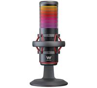 Woxter Mic Studio 70 Microfono a condensatore RGB per lo streaming nero