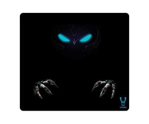 Woxter Stinger Mouse Pad 1A - Tappetino per mouse in microfibra, anti-abrasione, con bordi luminescenti al buio, misura S, 28 x 25 cm