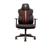 Woxter Stinger Station Alien V2.0 Red - Sedia da gioco (asse in acciaio, sollevamento (Gas pistone classe 4), ergonomica, braccioli imbottiti, altezza regolabile, ruote antigraffio