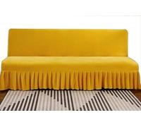 WOYAOFEI Senza Braccioli Fodera per Divano Letto 2/3/1 Posti Elasticizzato Copertura Divano Grigio Beige Copridivano Senza Braccioli Teli Estivi Universali per Animali (Color : A, Size : 150-180cm)