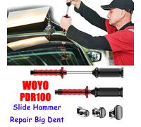 WOYO PDR100 Estrattore per ammaccature con martello scorrevole con linguette Set Vernice senza danni Riutilizzata Colla fredda Estrattore per riparazione ammaccature Strumenti PDR