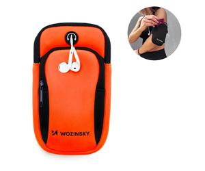 Wozinsky marsupio sportivo da braccio - Arancione