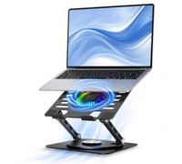 WOZINSKY Supporto di raffreddamento per laptop e tablet, tappetino di raffreddamento RGB a 360°