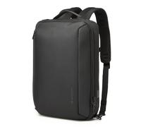 WOZINSKY Zaino e borsa Premium 2 in 1, impermeabile, laptop 15,6", con porta USB, colore: nero