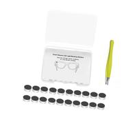 WOZOKI Adesivi per coperture Luminose a LED per Occhiali indossabili, | Set adesivi per vari modelli, con pinzette e scatola compatta, per viaggio per trasporto quotidiano