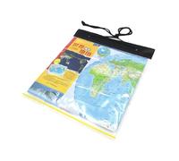 WOZOKI Borsa Portadocumenti multiprotettiva in PVC, Scomparto per Mappa | Documenti a tenuta stagna, design antipolvere, supporto per mappa resistente agli agenti atmosferici, costruzione