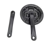 WOZOKI Guarnitura in Alluminio/Acciaio 170mm | Ingranaggio triplo, 8 cicli rapidi permanenti, denti 24 / 34 / 42T, trasmissione coerente a 8 velocità per terreni