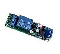 WOZOKI Modulo Ritardo per la Funzione Ritardo spegnimento, 5V | Capacità carico elevata 10 A AC220V / DC30V per progetti automazione, cablaggio semplice per l ' automazione