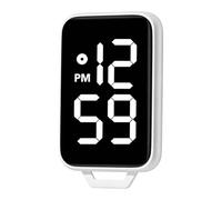 WOZOKI Orologio Portachiavi Digitale Con Resistenza All ' Acqua | Funzione impermeabile per studenti e attività all ' aperto, orologio elettronico digitale con luce notturna ideale