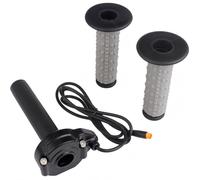 WOZOKI Set manopole acceleratore Full Twist, 22mm, Particle Grip | Gruppo acceleratore antiscivolo con cavo da 120 cm per aggiornamenti, controllo completo della rotazione