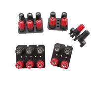 WP 2 4 Jack audio esterno a 6 poli Presa a banana da 4 mm Connettore Amplificatore altoparlante Morsettiera a vite Pin dritto/piegato(WP2 Bend Pin,3Pcs)