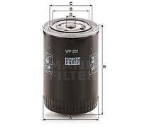 WP 931 MANN-FILTER Filtro olio per FIAT,FSO