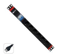 Wp Europe Multipresa 19 Pollici 1U Con 6 Prese Universali Interruttore Magnetotermico E Spina Italiana WPN-PDU-I02-06